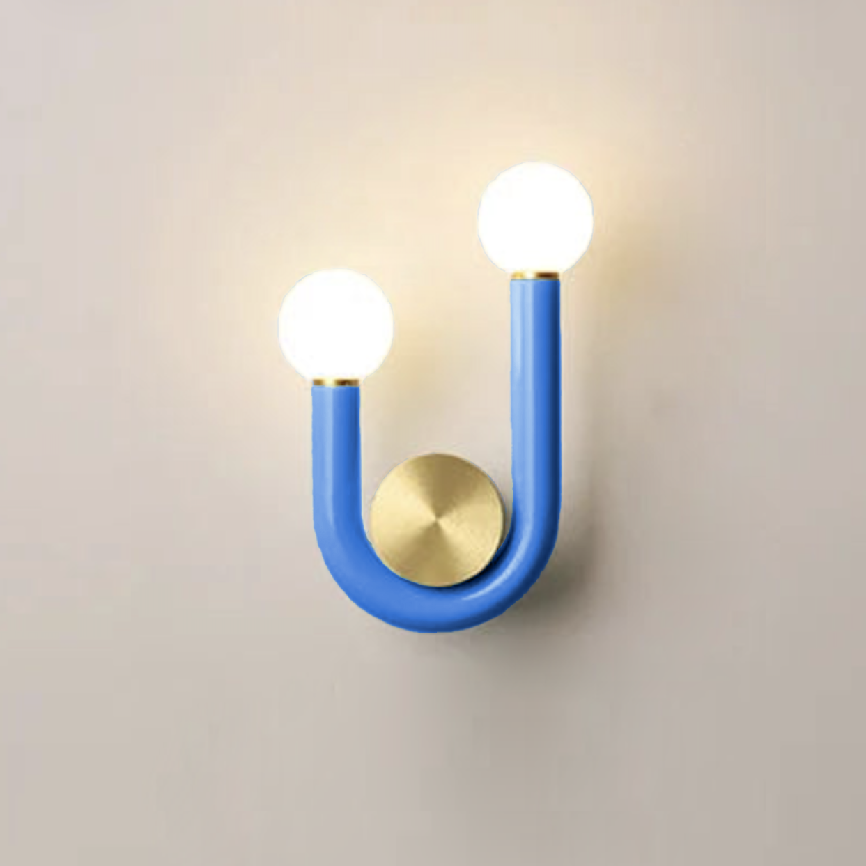 Élise Luna U-förmige Wandlampe Moderne Farb-LED-Wandleuchte