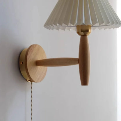 Chloé Pleated Umbrella Wall Lamp Nordic Modern