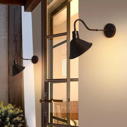 Sophie Industrielle verstellbare Außenwandleuchte E27 Vintage Wandlampe