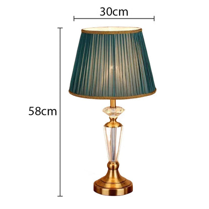 Europäische Retro-Kristall-Stehlampe für Wohnzimmer & Schlafzimmer