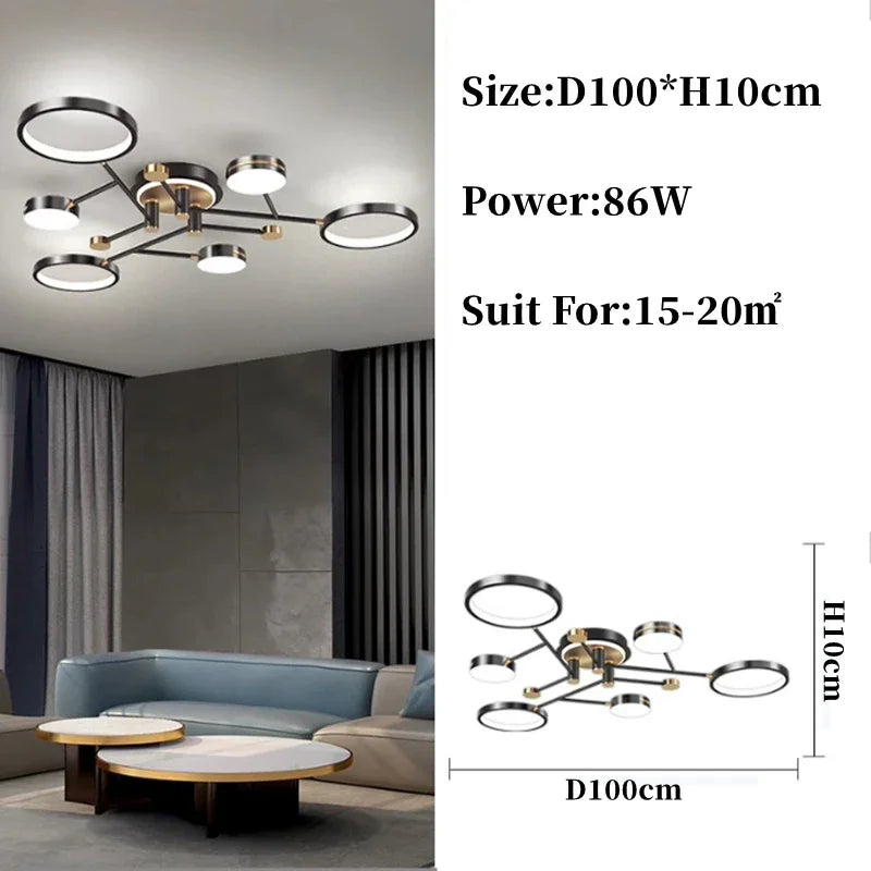 Valérie Moderne LED-Pendelleuchte/Kronleuchter