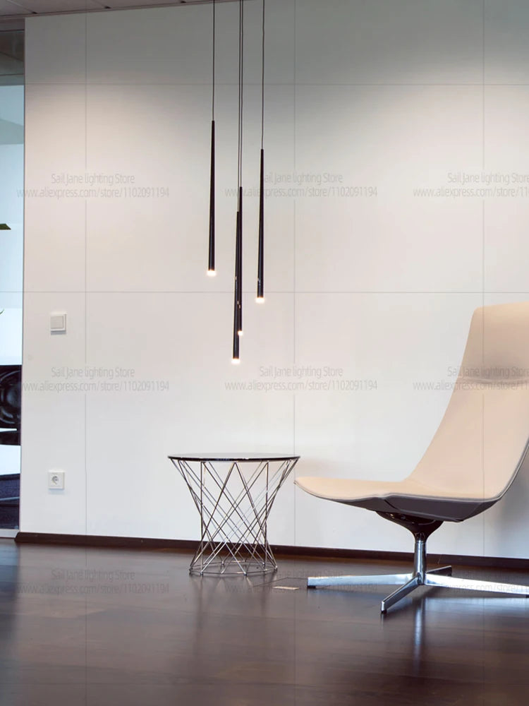 Camille Modern Cone LED Staircase Pendant Chandelier