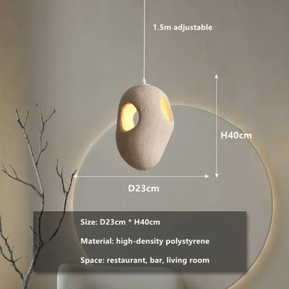 Élise Nordic Wabi Sabi Pendelleuchte Minimalistische Hängelampe