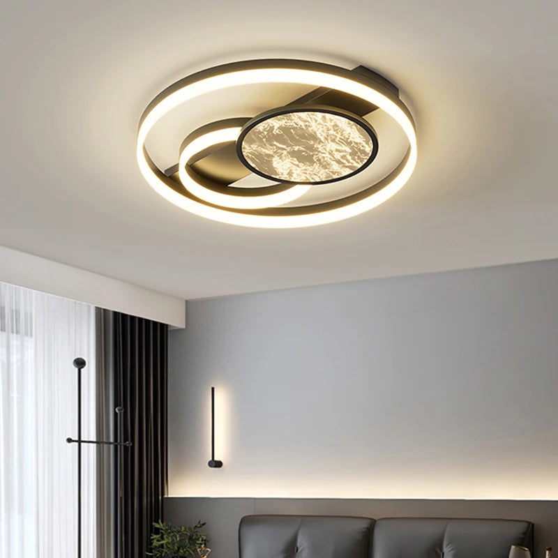 Nordic LED-Deckenleuchte – Minimalistische dimmbare Deckenleuchte für Wohn- und Schlafzimmer