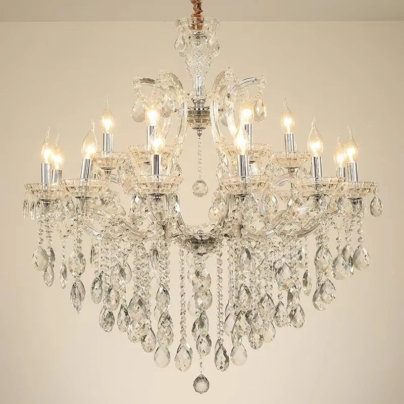Nordic Restaurant Chandelier Lighting Classic Living Room Crystal Pendant Light Modern Household Hanging Light Hall Hanging Lamp