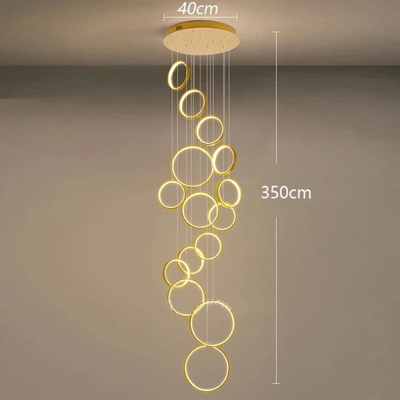 Camille Modern Multi-Head LED Pendant Chandelier Light