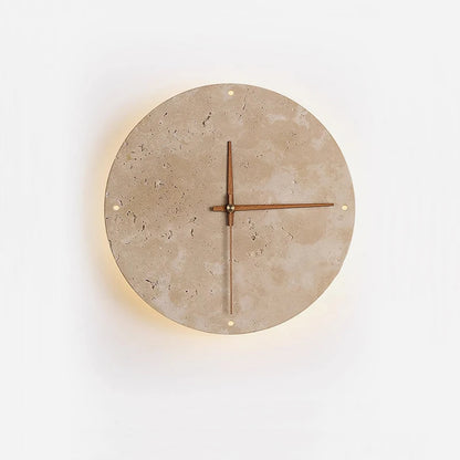 Chloé Travertin Kreisförmige Wandleuchte Wabi Sabi Wandlampe