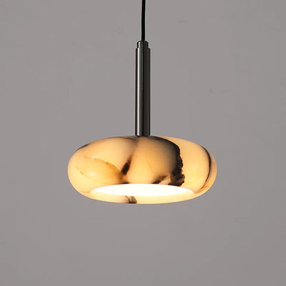 Élise Eclipse Mini Marmor-Scheiben-Pendelleuchte