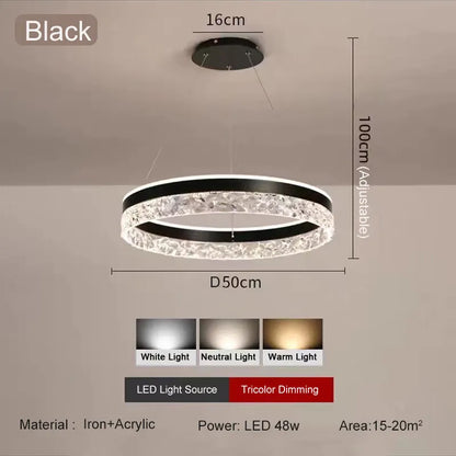 Sophie Minimalistischer Ring LED Deckenleuchter