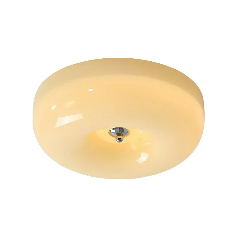 Deckenlampe Camille Französisch Beige Glas Downlight Flur Schlafzimmer