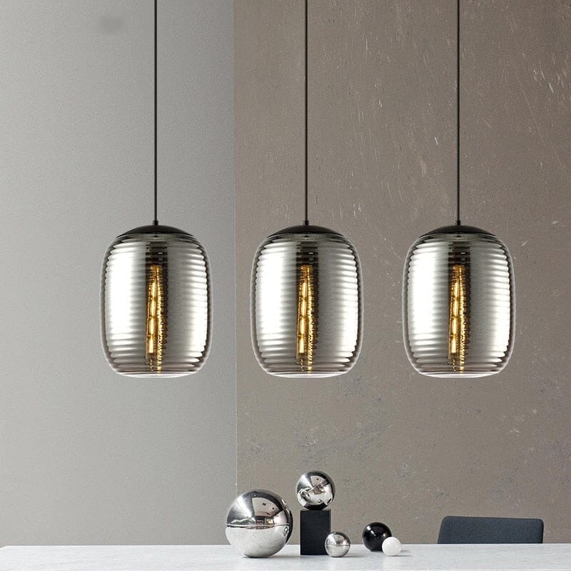 Camille minimalistische Glasfaden-Pendelleuchte