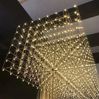 Elise Modern Luxury LED Cube Chandelier Pendant Lamp