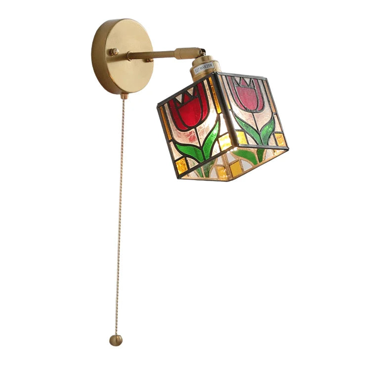 Aurélie Square Glass Wall Lamp Nordic Modern