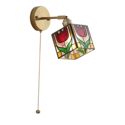 Aurélie Square Glass Wall Lamp Nordic Modern