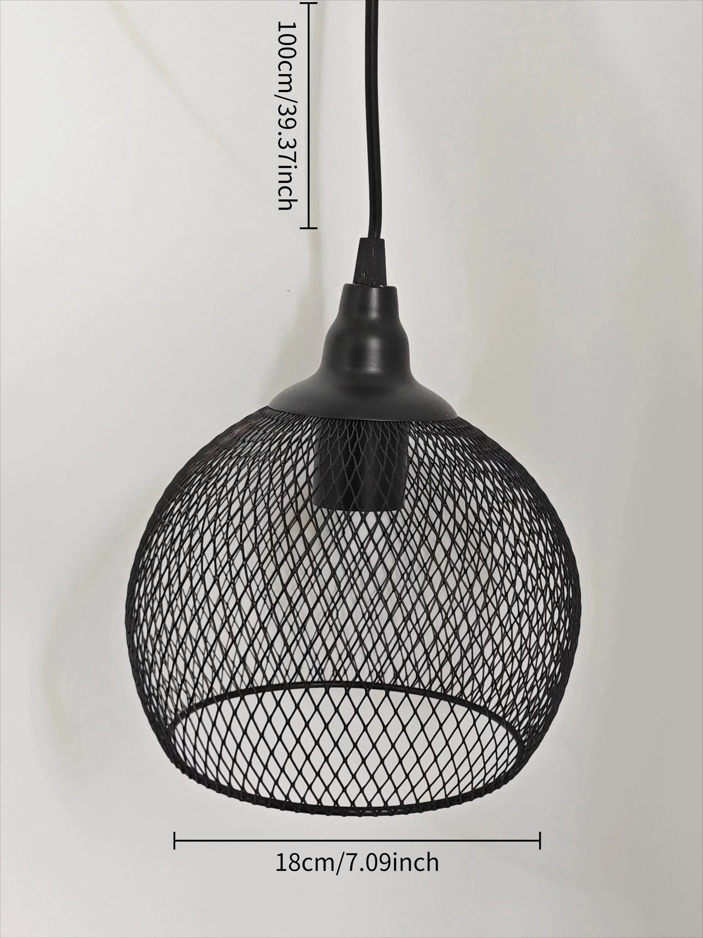 Élise Nordic Bird Cage Pendant Light E27 Rose Gold Retro Chandelier