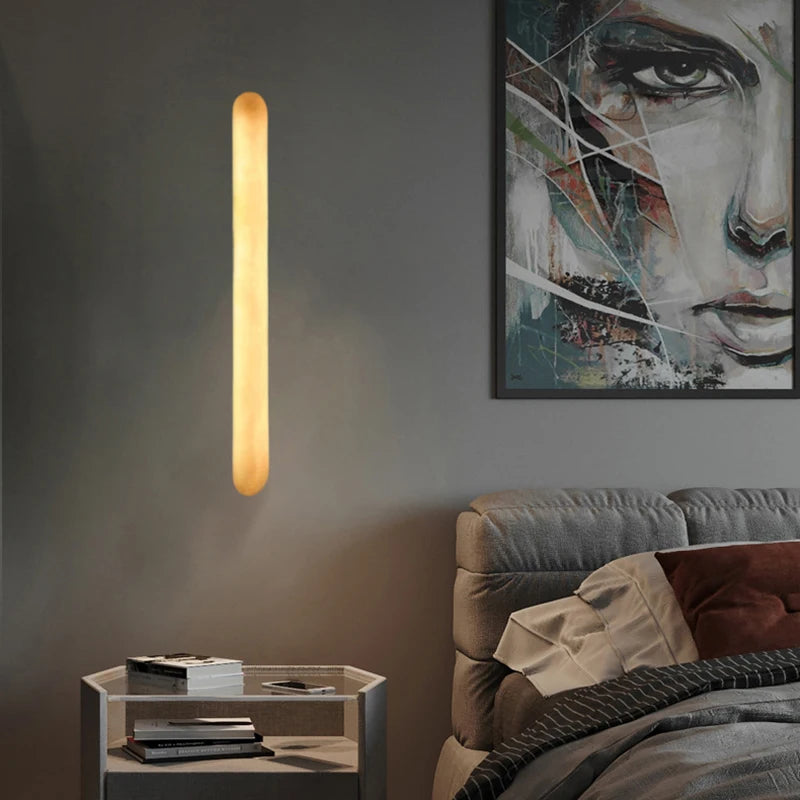 Colette Marmor Wandleuchte Kupfer Wandlampe Minimalistisches Licht