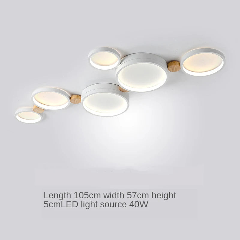 Moderne LED Deckenleuchte – Minimalistische Deckenlampe für Wohnzimmer, Schlafzimmer & Essbereich