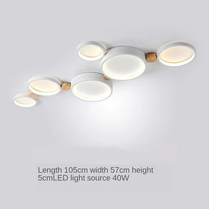 Moderne LED Deckenleuchte – Minimalistische Deckenlampe für Wohnzimmer, Schlafzimmer & Essbereich