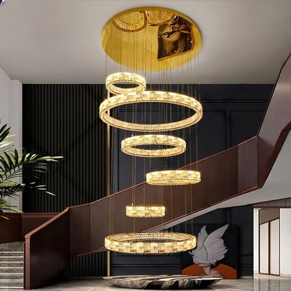 Moderne Kristall-Pendelleuchte für Wohnzimmer und Esszimmer