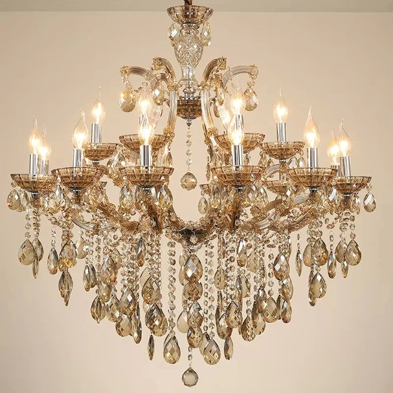 Nordic Restaurant Chandelier Lighting Classic Living Room Crystal Pendant Light Modern Household Hanging Light Hall Hanging Lamp