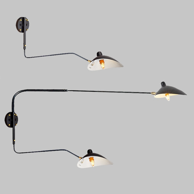 Camille Serge Duckbill Schwenkarm-Wandleuchte