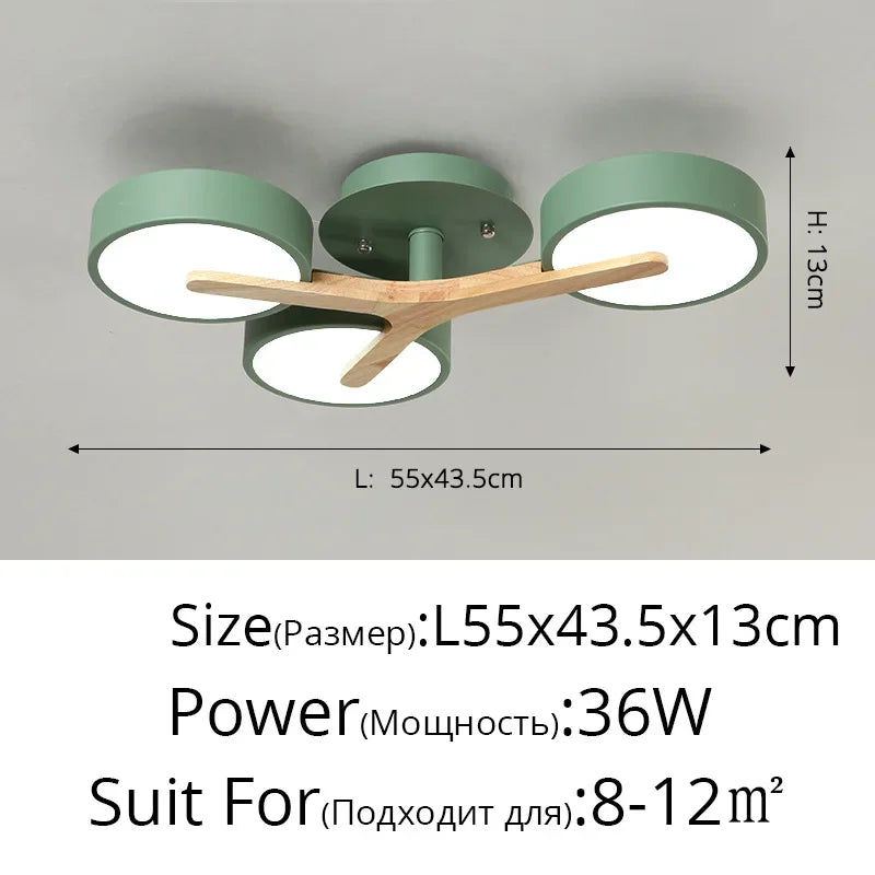 Chloé Nordic Macaron LED Ceiling Chandelier Light
