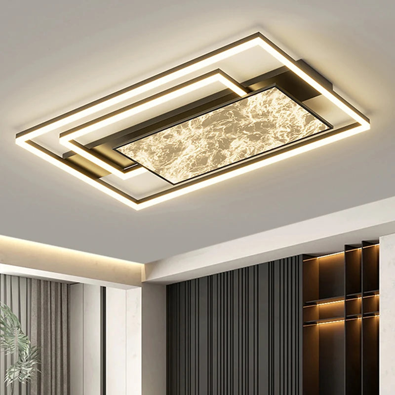 Nordic LED-Deckenleuchte – Minimalistische dimmbare Deckenleuchte für Wohn- und Schlafzimmer