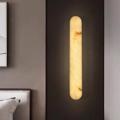 Émilie Marble Linear Wall Lamp Minimalist LED Sconce Light