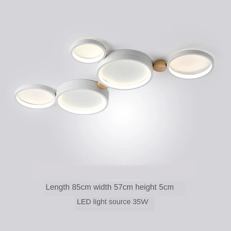 Moderne LED Deckenleuchte – Minimalistische Deckenlampe für Wohnzimmer, Schlafzimmer & Essbereich