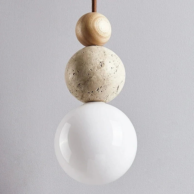 Béatrice Wabi-Sabi Stein-Pendelleuchte