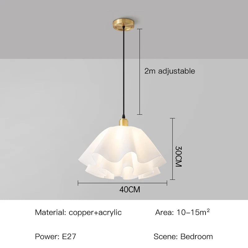 Sofia Nordic LED-Deckenleuchte aus weißem Milchglas