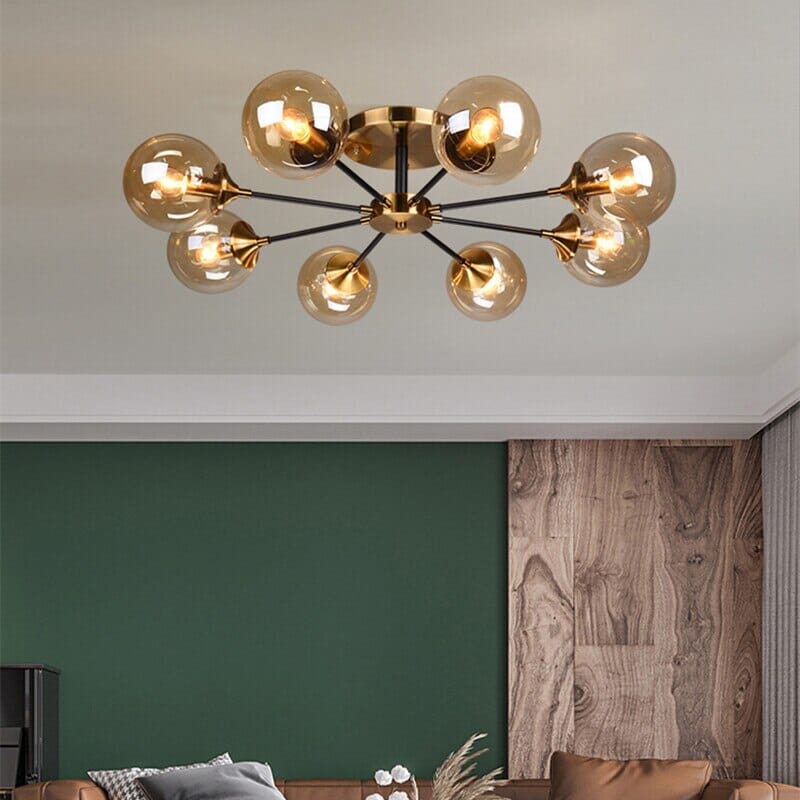 Élise Molecular Glass Ball Chandelier