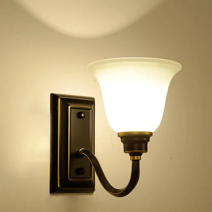 Sophie Landhaus Glas Wandlampe E27 Einflammige Flurlampe