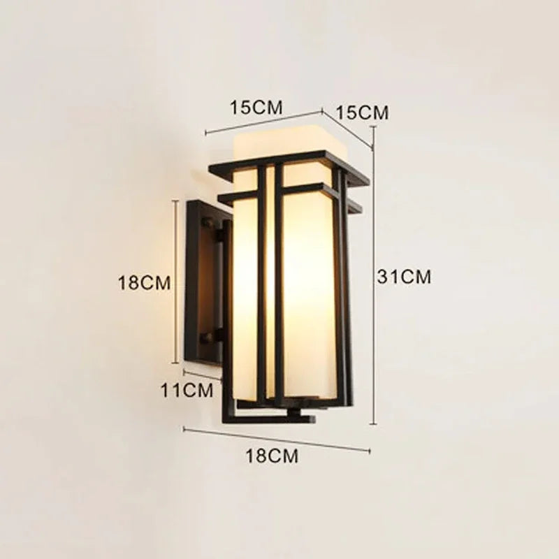 Yvette Outdoor Wasserdichte Wandleuchte Modernes Up Down Licht