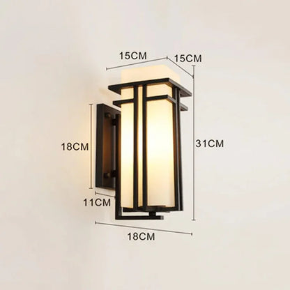 Yvette Outdoor Wasserdichte Wandleuchte Modernes Up Down Licht