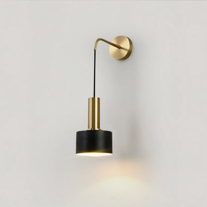 Colette Gold Black Wall Lamp with Nordic Modern Design