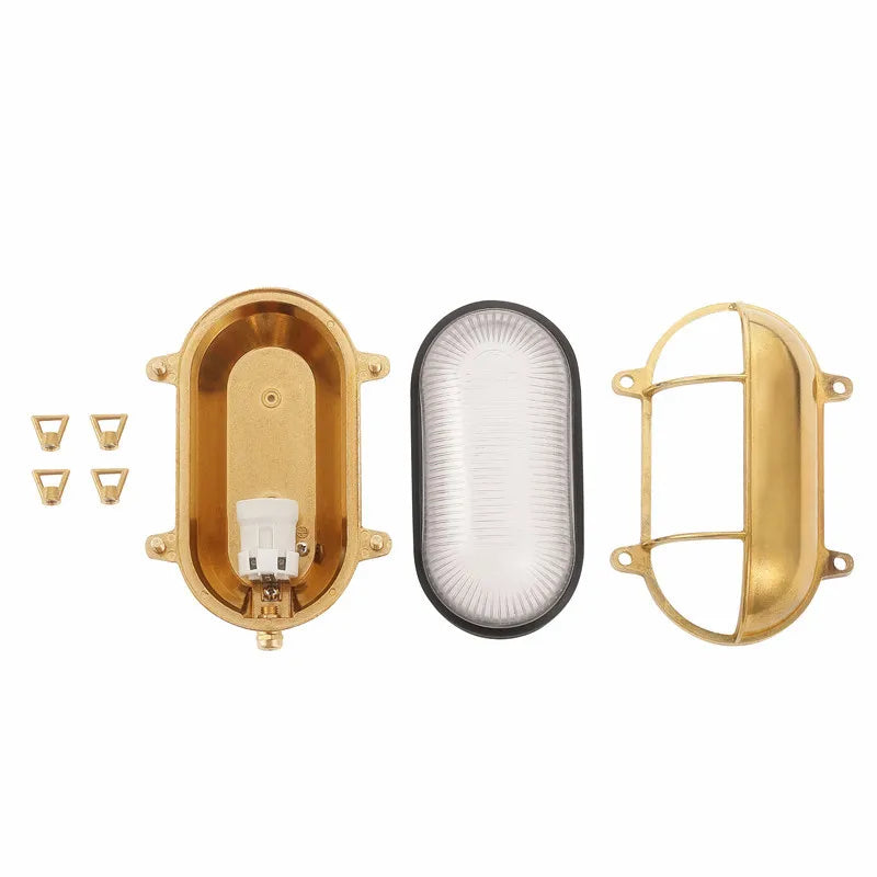 Adélaïde Outdoor-Glaswandleuchte IP44 Vintage