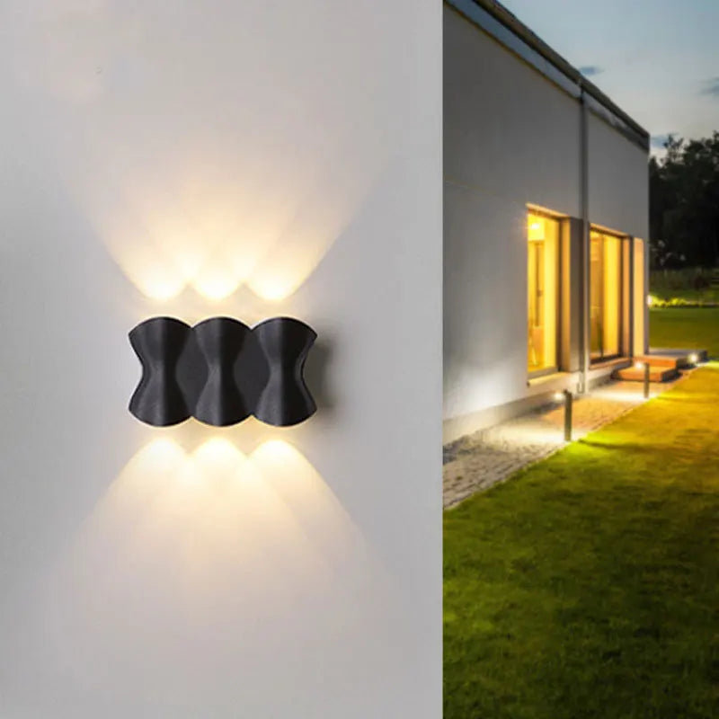 Colette Outdoor Up Down Wall Light Waterproof LED Fixture
