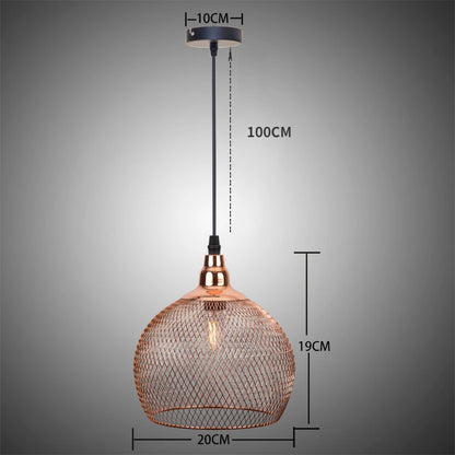 Amélie Nordic Deckenleuchte Vogelkäfig Rose Gold Pendelleuchte