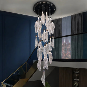 Aurélie Floating Leaf Kronleuchter Art Deco LED Deckenleuchte