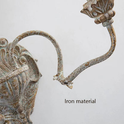 Sophie French Antique Dual Head Iron Wall Lamp E14 Retro Wandleuchte