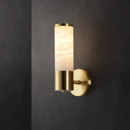 Elise Modern Marble Alabaster Wall Sconce Luxury Bedroom Light