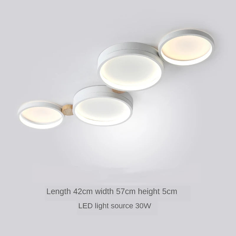 Moderne LED Deckenleuchte – Minimalistische Deckenlampe für Wohnzimmer, Schlafzimmer & Essbereich