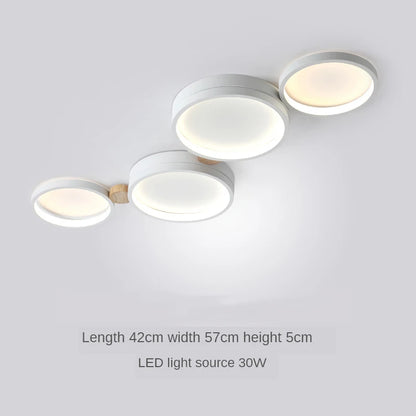 Moderne LED Deckenleuchte – Minimalistische Deckenlampe für Wohnzimmer, Schlafzimmer & Essbereich