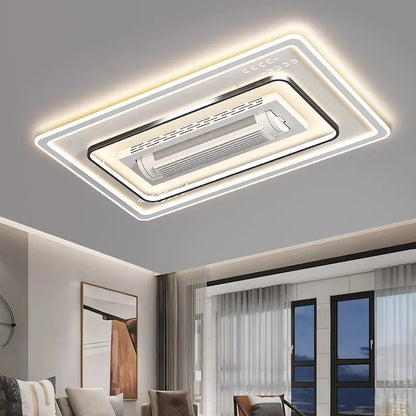 Aurevo Moderner LED-Deckenventilator ohne Flügel