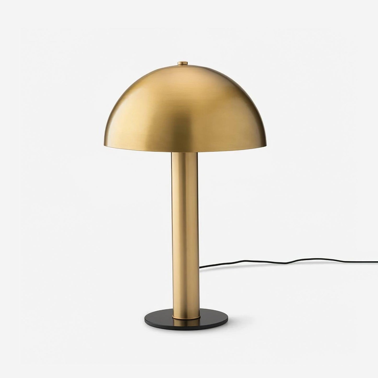 Céleste Pilztischleuchte mit skulpturalem Metalldesign