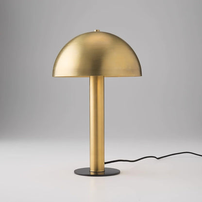 Céleste Pilztischleuchte mit skulpturalem Metalldesign