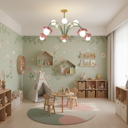 Elodie Sika Flower Chandelier