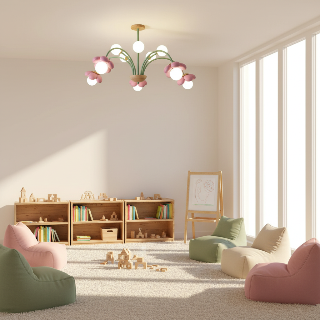 Elodie Sika Flower Chandelier