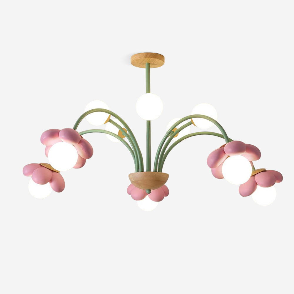 Elodie Sika Flower Chandelier